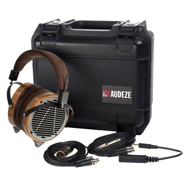 Audeze LCD-2 Over-Ear Planar Magnetic Headphones Leather-Free/Vegan SHEDUA (w Travel Case) - Click Image to Close