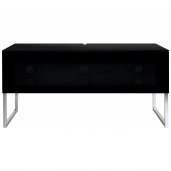 NorStone Khalm Single Door AV Cabinet Stand w/ Wall Mount Kit BLACK