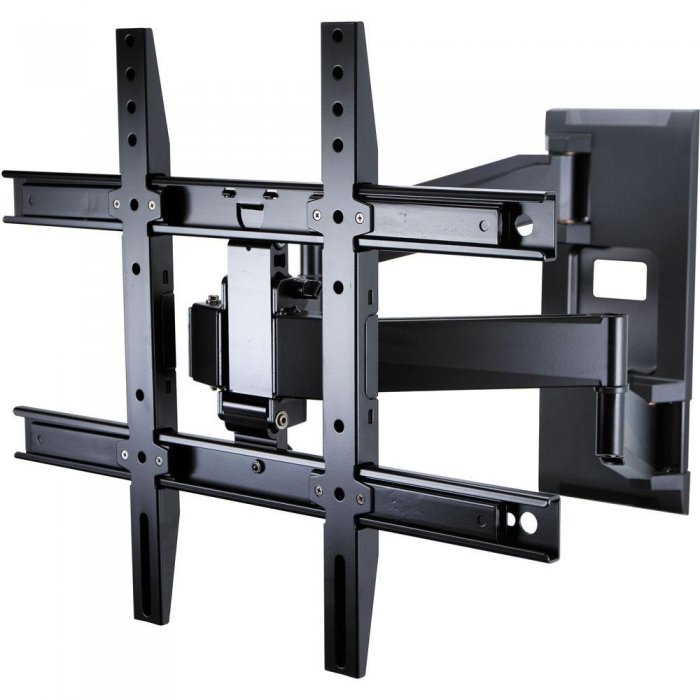 OmniMount OE80FM Med. Articulating Panel Mount -Max 52 Inch & 80 lbs -Black - Click Image to Close