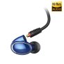FiiO FH1 Double Armature-Dynamic Hybrid IEM. 1 Dynamic + 1 Balanced  Armature BLUE
