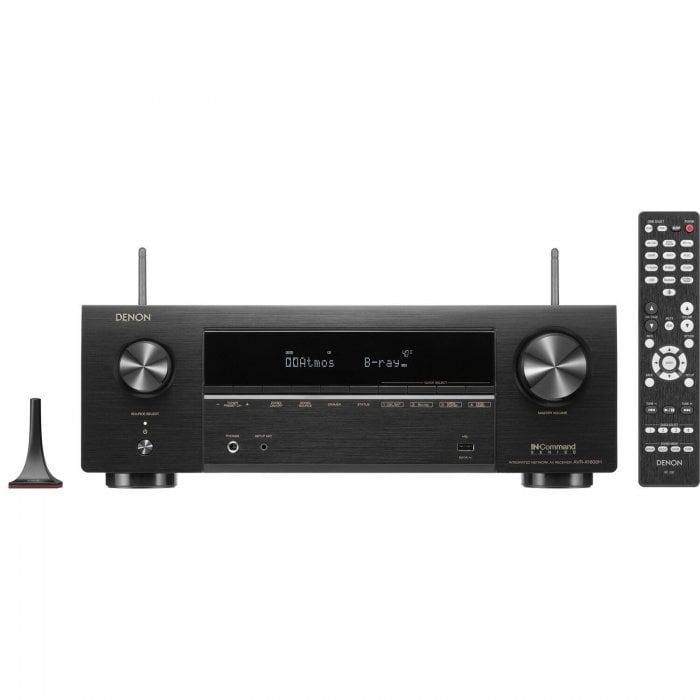 Denon AVR-X1800H 7.2 Ch. 175W 8K AV Receiver with HEOS® Built-in BLACK - Click Image to Close