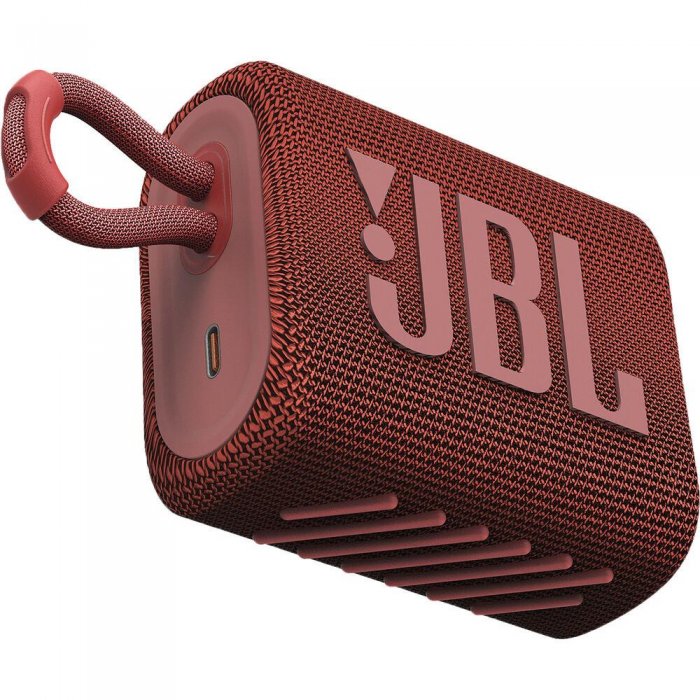 JBL Go 3 Portable Bluetooth Speaker RED - Click Image to Close