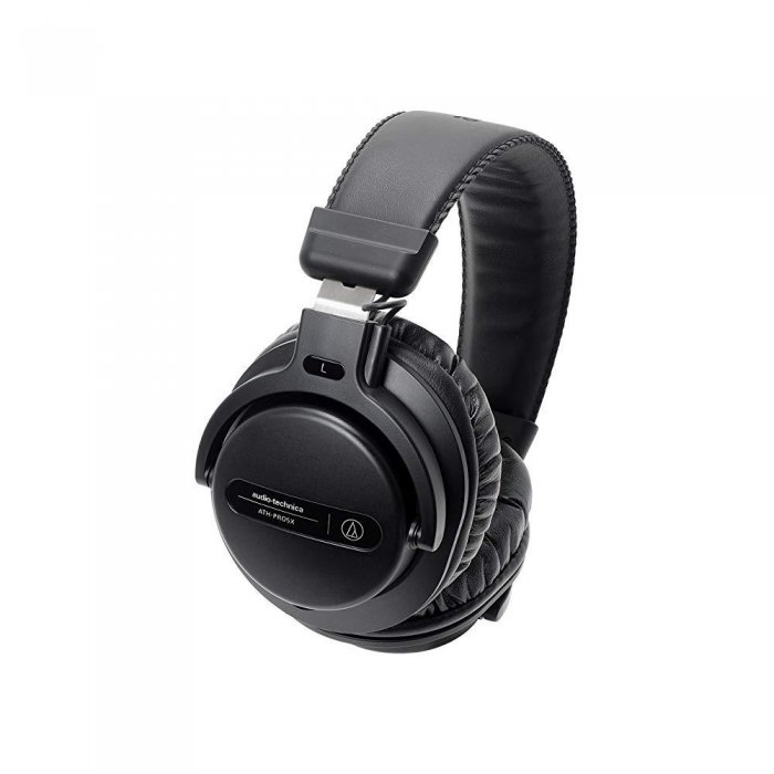 Audio Technica ATH-PRO5XBK Professional Over-Ear DJ Monitor Headphones Black - Click Image to Close