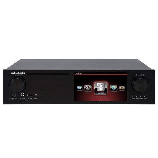Cocktail Audio X35 All-in-One UPnP Server w DAC & 100w Amp + Ripping & Storage BLA
