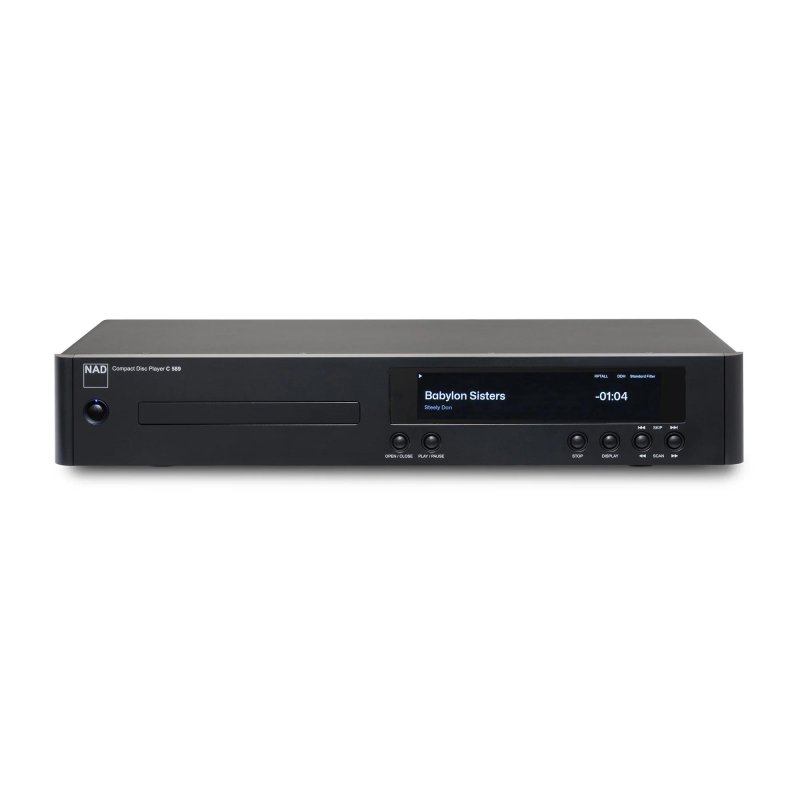 NAD C 589 CD Player High Performance ESS SABRE DAC MQA Playback BLACK