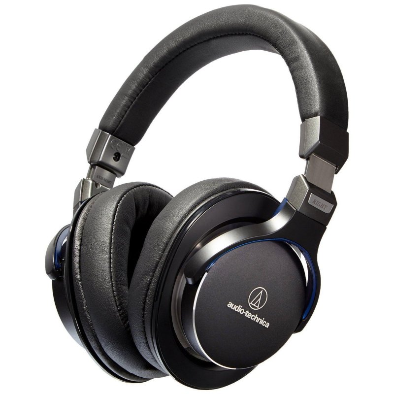 Audio Technica ATH-MSR7 High-Res Audio Over-ear Headphones w/Control BLACK