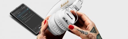 Description image for Marshall MAJOR II On-Ear Bluetooth Headphones CREAM