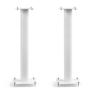 NorStone STYLUM 3 31-Inch 800mm Steel Construction Speaker Stands (Pair) WHITE SATIN