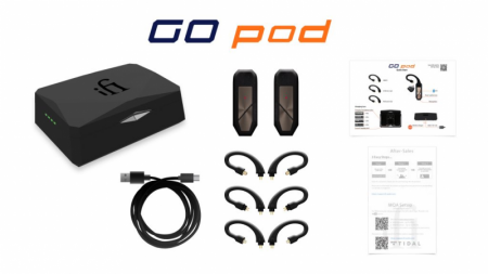 Description image for iFi GO Pod Wearable Bluetooth True Wireless IEM Adapters w DAC/Amp