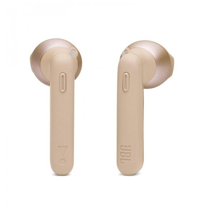 JBL Tune 225 True Wireless Earbud Bluetooth Headphones GOLD - Click Image to Close