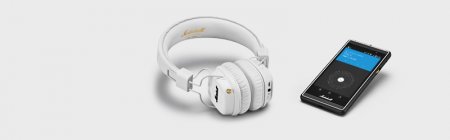 Description image for Marshall MAJOR II On-Ear Bluetooth Headphones CREAM