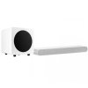 Samsung HW-S61B + Kanto SUB8MW Compact Soundbar & Subwoofer System WHITE - Open Box