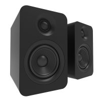 Kanto YU Passive 4" Bookshelf Speakers with 1" Silk Dome Tweeter (Pair) BLACK