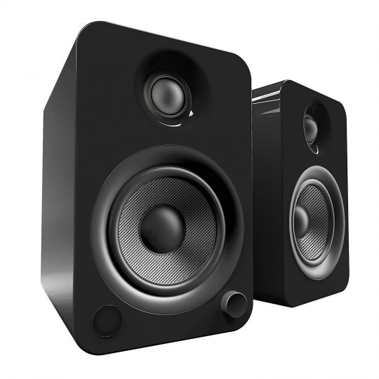 Kanto YU4GB 70W (RMS Power) Powered Speakers with Bluetooth and Phono Preamp GLOSS BLACK
