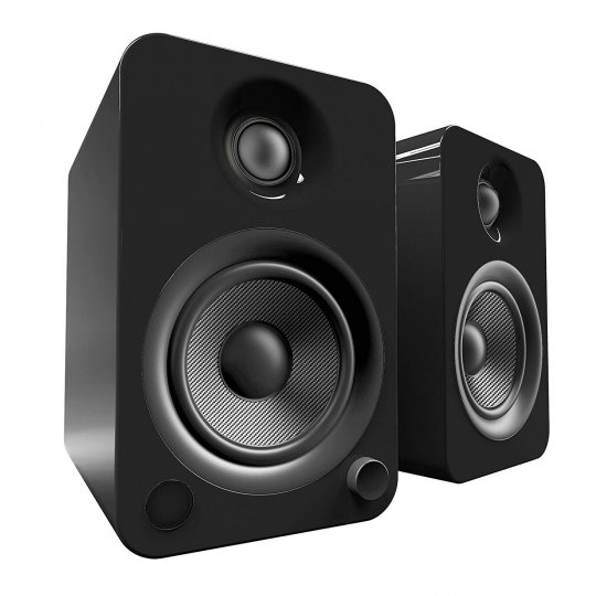 Kanto YU4GB 70W (RMS Power) Powered Speakers w/ Bluetooth & Preamp GLOSS BLACK - Open Box