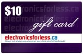 electronicsforless.ca Gift Card : $10.00 Value
