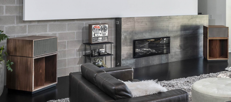 Description image for Klipsch LASCALAIIIW 15" La Scala III AL5 Floorstanding Speaker WALNUT