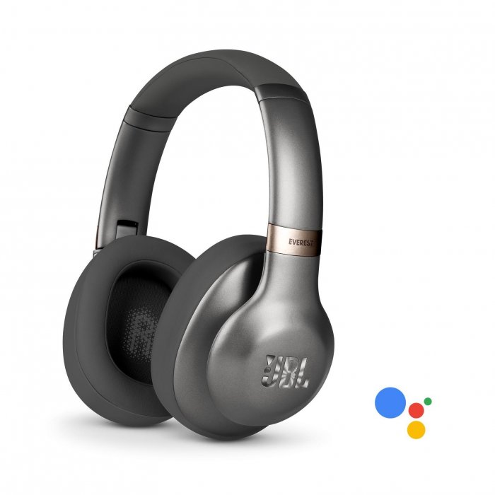 JBL Everest 710GA Around-ear Bluetooth Headphone w Google Assistant GUN METAL - Click Image to Close