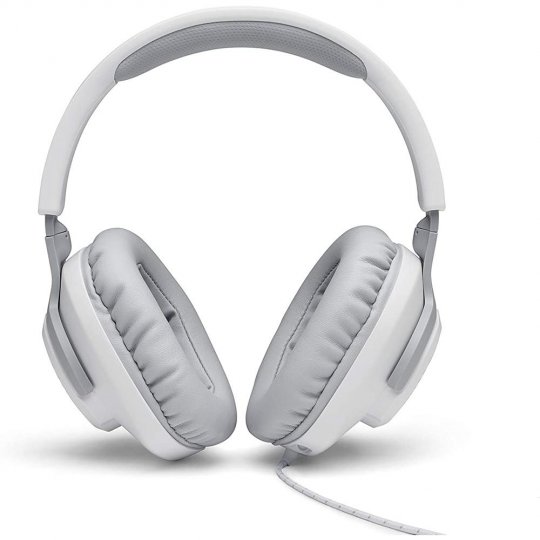 JBL QUANTUM 100 Over-Ear Wired Gaming Headset WHITE