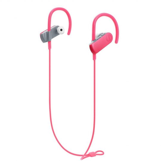 Audio Technica ATH-SPORT50BTPK SonicSport Wireless In-Ear Headphones Pink