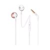 JBL Tune 205 Wired Earbud Headphones with Mic ROSE GOLD
