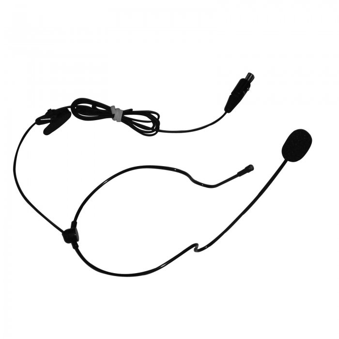 TOA MIC-SJ22-B-R Headset Microphone with Plug BLACK - Click Image to Close