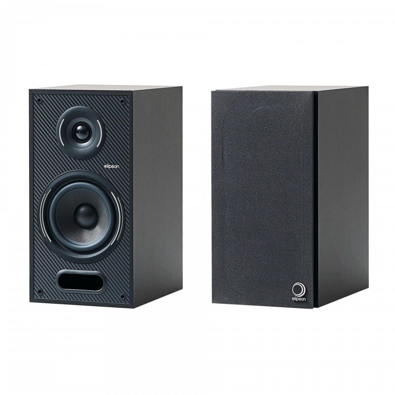 Elipson Horus 6B 2-way 70W Bookshelf Speaker BLACK (Pair) - Open Box