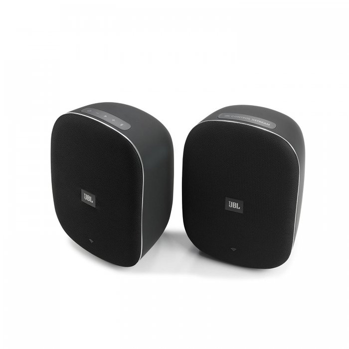 JBL Control Xstream Wireless Stereo Speaker w Chromecast System (Pair) BLACK - Click Image to Close