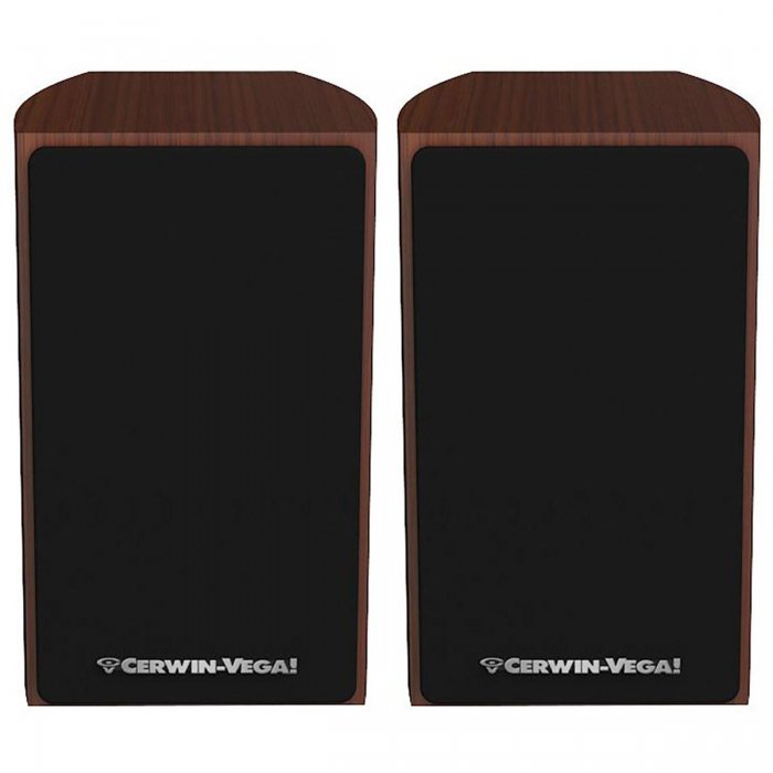 Cerwin Vega LA14 4-Inch 2-Way Bookshelf Speaker (Pair) EXPRESSO - Click Image to Close