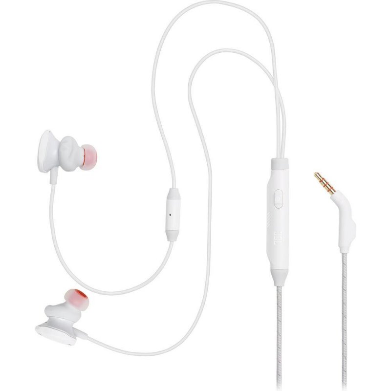 JBL Quantum 50 Wired In-Ear Gaming Headphones WHITE