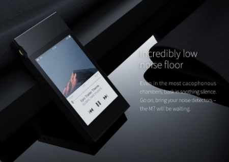 Description image for FiiO M7 Touch Screen Silver Hi-Res Bluetooth 4.2 aptX/aptX-HD LDAC & DSD DAP
