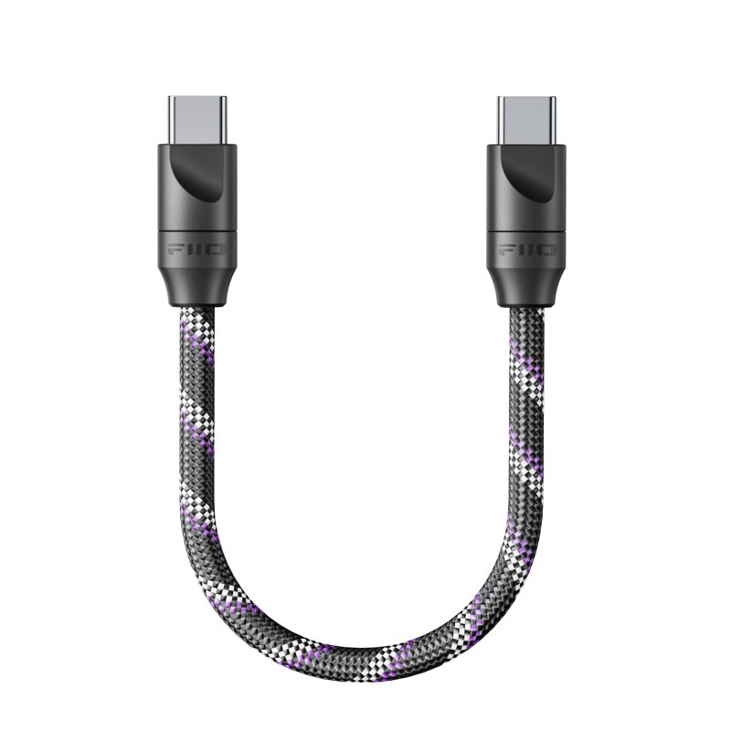 FiiO TRUST LT-TC7S USB-C to USB-C Digital Audio Cable 10cm BLACK