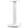 NorStone Stylum 1 Speaker Stands with Adjustable Spikes and Cable Management (Pair) WHITE SATIN