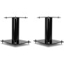 Norstone Stylum S 11-Inch Audiophile Epoxy-Lacquered Steel Speaker Stands (Pair) BLACK