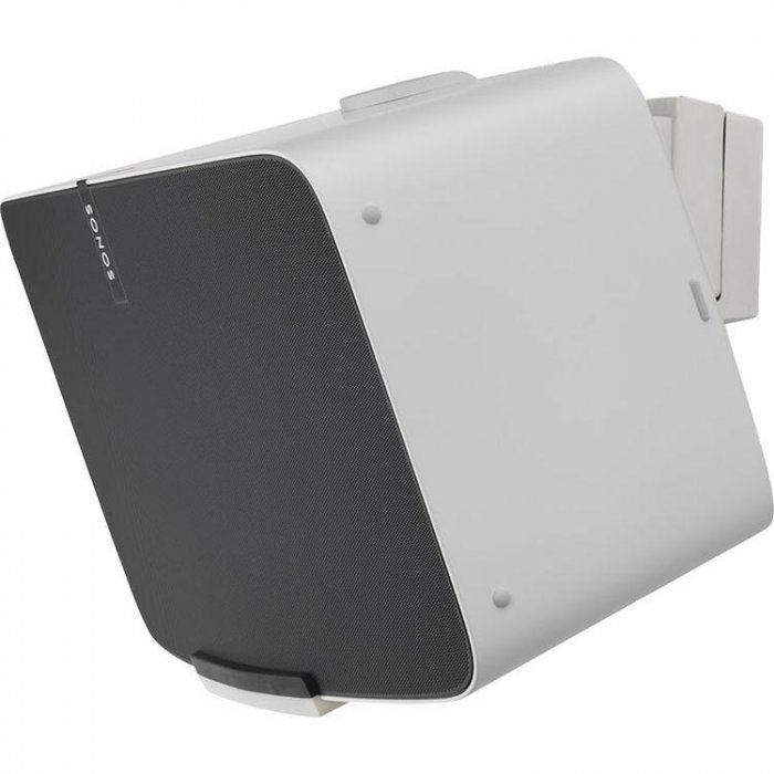 Flexson FLXP5WM1014 Horizontal Wall Mount for Sonos FIVE WHITE (Each) - Click Image to Close