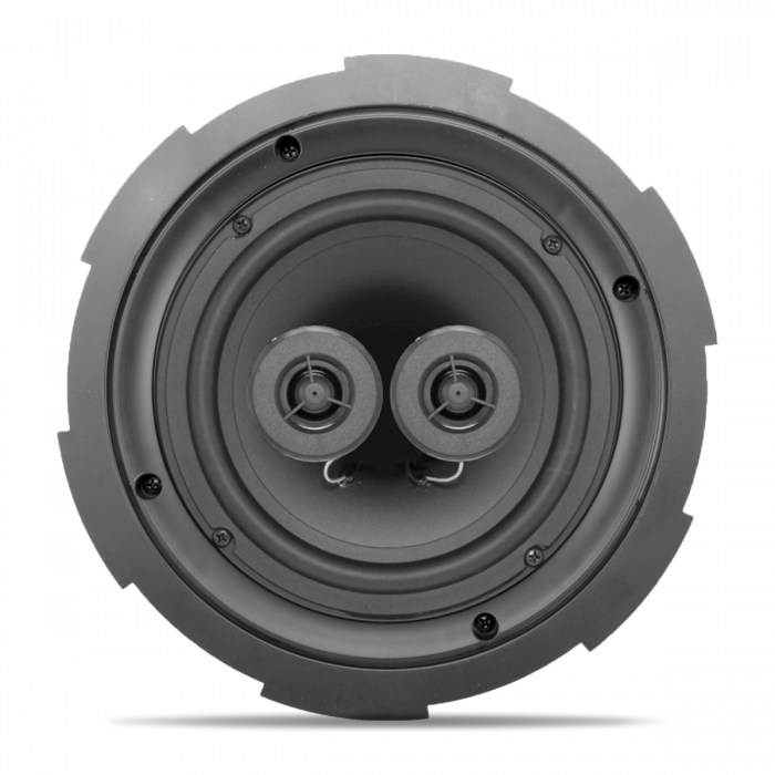 Current Audio 6.5 in In-ceiling Contractor Speaker Dual Tweeter (Each) - Click Image to Close