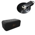 Audio-Technica Sound Burger AT-SB727 & Klipsch Nashville Portable Bluetooth Vinyl Turntable and Speaker Bundle BLACK