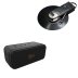 Audio-Technica Sound Burger AT-SB727 & Klipsch Nashville Portable Bluetooth Vinyl Turntable and Speaker Bundle BLACK