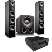 Onkyo TX-RZ70 & SVS Prime Pinnacle / PB-3000 R|Evolution Premium Home Theatre System Bundle BLACK