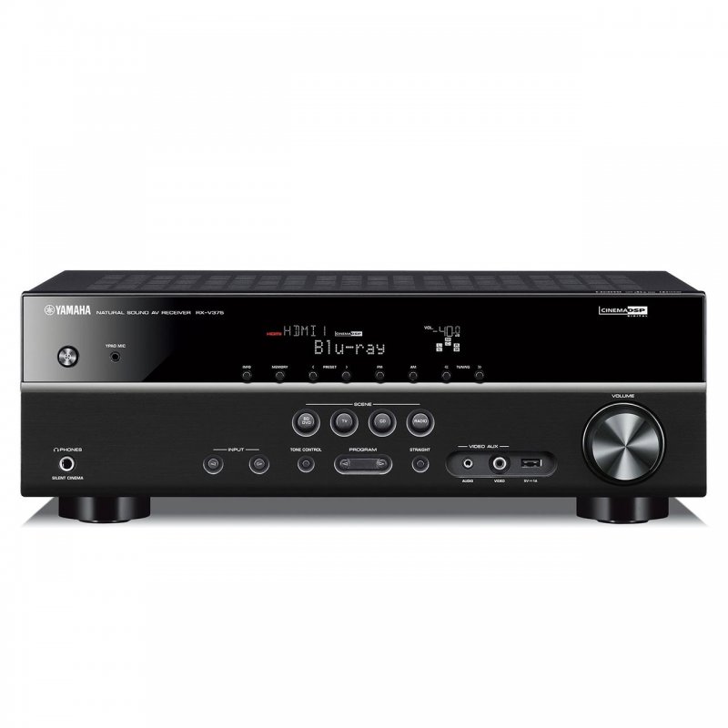 Yamaha RX-V375 5.1-Channel Home Theater Receiver BLACK