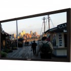 Grandview LF-PU 120\" Permanent Fixed-Frame Projector Screen SILVER 16:9
