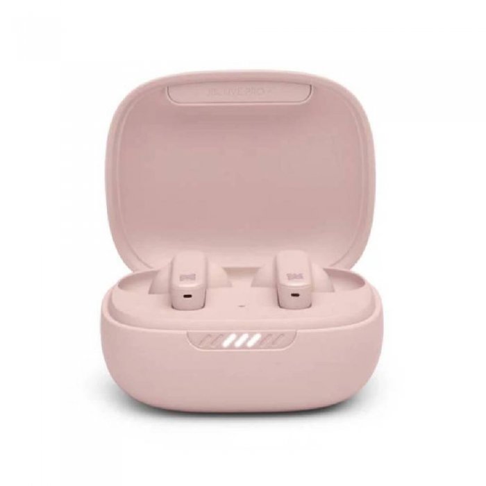JBL Live Pro TWS Truly Wireless Noise Cancelling In-Ear Stem Headphones PINK - Click Image to Close