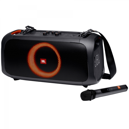 JBL PartyBox On-The-Go Portable Party Speaker BLACK - Open Box