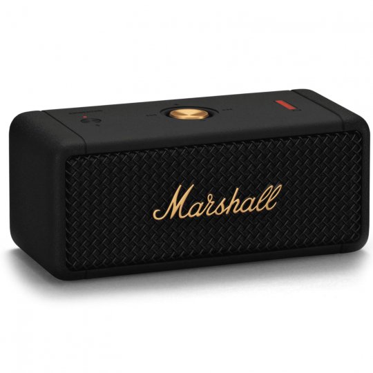 Marshall Emberton Bluetooth Wireless Waterproof Speaker BLACK/BRASS - Open Box