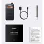 FiiO RR13 Portable Stereo FM Radio with Dual Speakers and Headphone Output BLACK