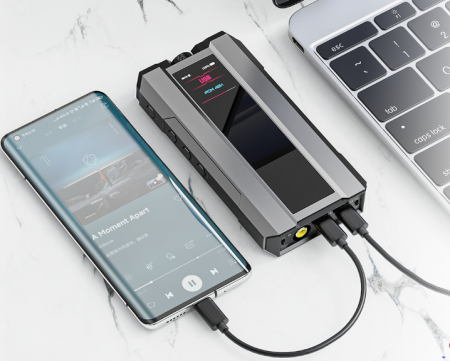 Description image for FiiO Q15 Portable DAC and Headphone Amplifier TITANIUM