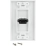 Energy Flat Panel Series HDMI Wall Plate WHITE