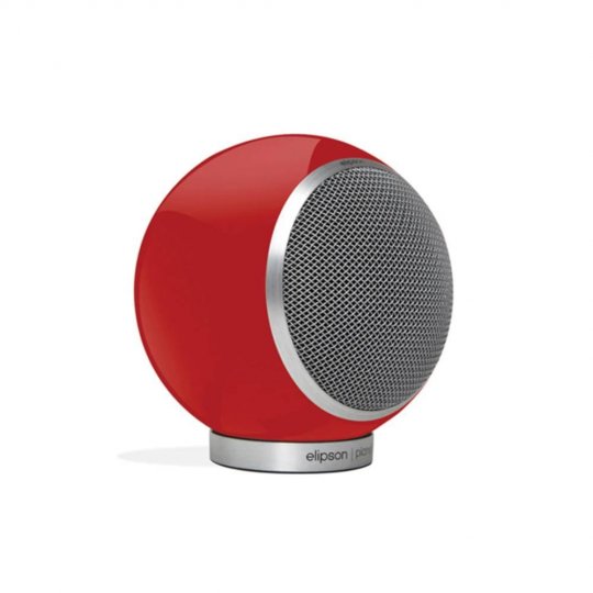 Elipson Planet L Spherical Bookshelf Speaker (Each) RED