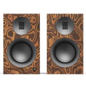 Kanto Living TUK 2nd Gen (2nd Gen) 260 W Premium Powered Speaker System with Bluetooth 5.4 Dual RCA and USB -C Inputs MATTE BURLED EBONY W/ GUNMETAL