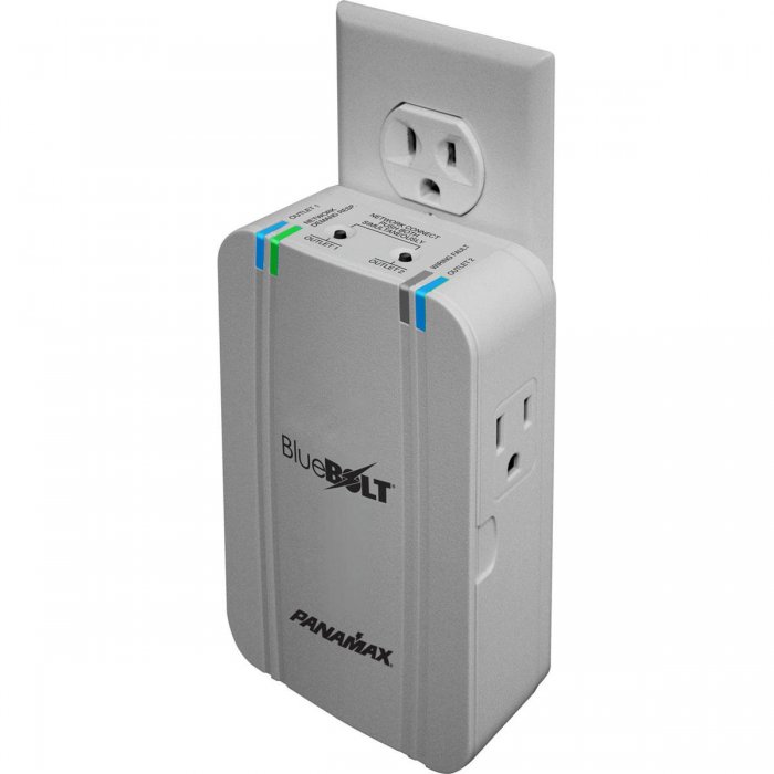 Panamax MD2-ZB 2-Outlet Surge Suppressor with BlueBOLT® Technology - Click Image to Close
